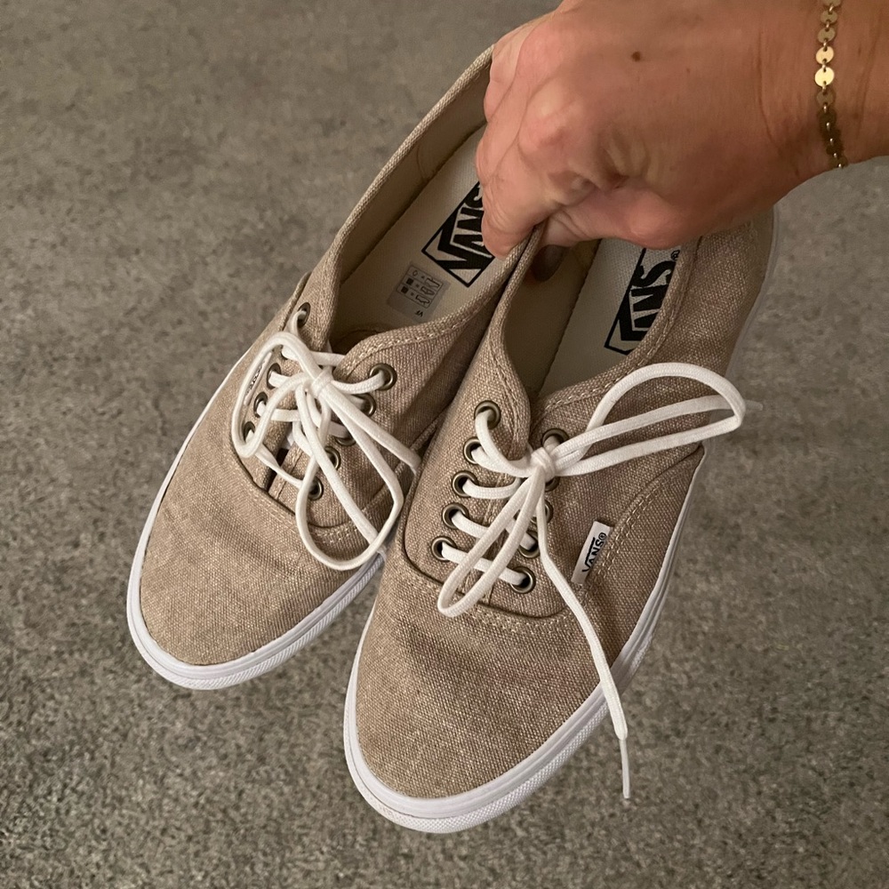 Woman’s canvas vans